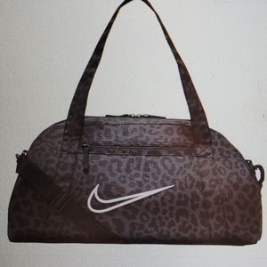 Nike leopard duffle bag